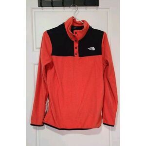 The North Face Women's Jumper‎ S Black 100% Polyester Mock Neck Pullover